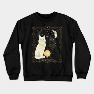 Cat Tarot Feline Futures Foretold Crewneck Sweatshirt